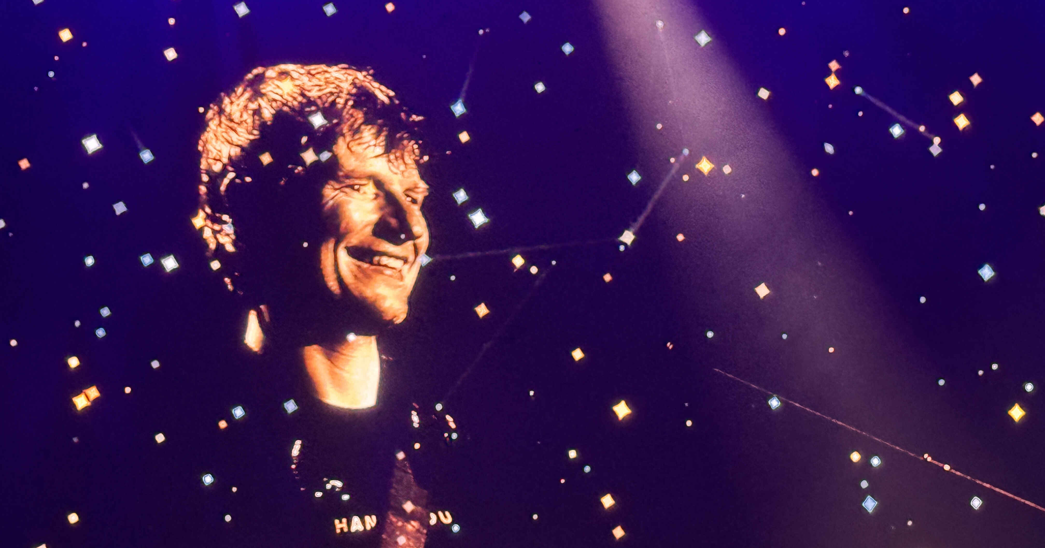 舞台上的 Ed Sheeran
